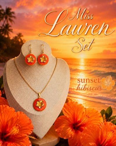 Miss Lauren Set — Dangle & Necklace by Mon Labouzi